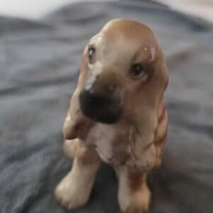 MCM Vintage Sitting Cocker Spaniel Dog Figurine